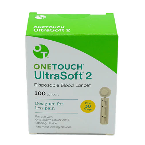 OneTouch UltraSoft 2 Lancets - 100 ct.